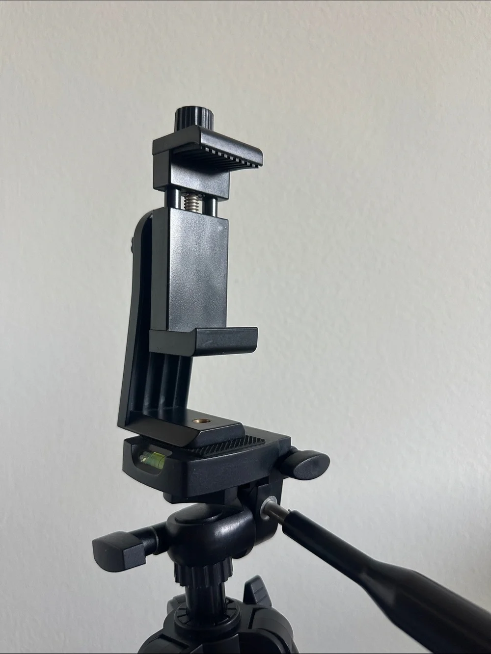 Black Adjustable Phone Tripod Mount